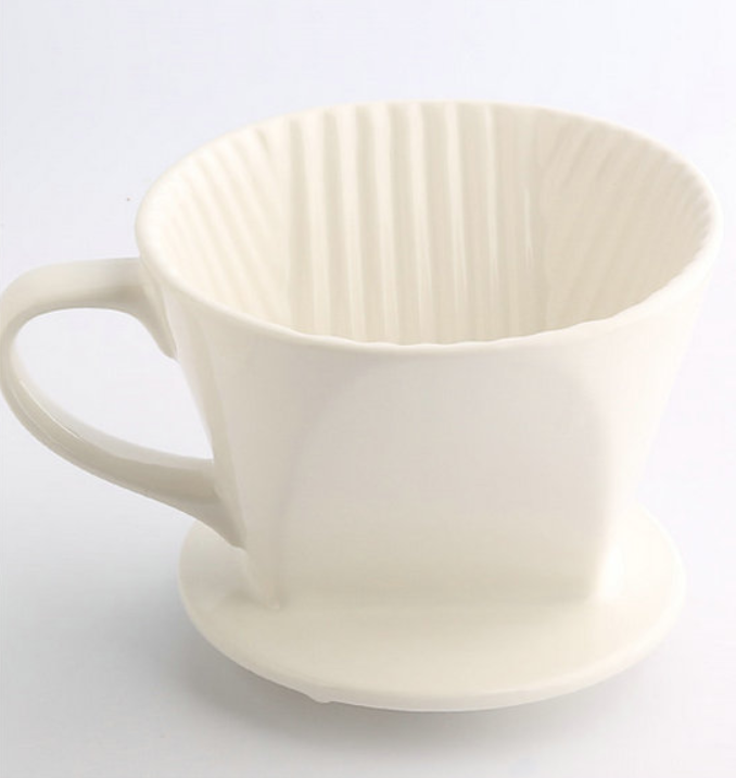 Coffee Dripper, Conical Ceramic Coffee Filter Reusable, Pour-Over Coffee Maker 2-4 cup