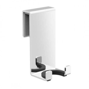 Heavy Duty Shower Door Towel Hooks, Removable Glass Clamp Hooks with Soft Sponge Cushion, Dual Side Hanging Holder for Bathroom Towel Bath Robe Water Squeegee, Fit Up To 11mm Frameless Shower Glass