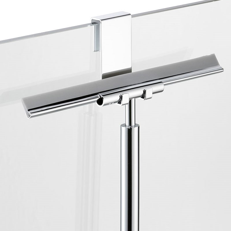 Heavy Duty Shower Door Towel Hooks, Removable Glass Clamp Hooks with Soft Sponge Cushion, Dual Side Hanging Holder for Bathroom Towel Bath Robe Water Squeegee, Fit Up To 11mm Frameless Shower Glass - Image 3