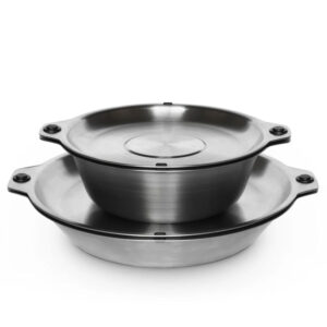 Magnetic Stackable Stainless Steel Plate