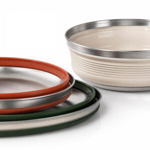 Collapsible Stainless Steel Silicone Plate