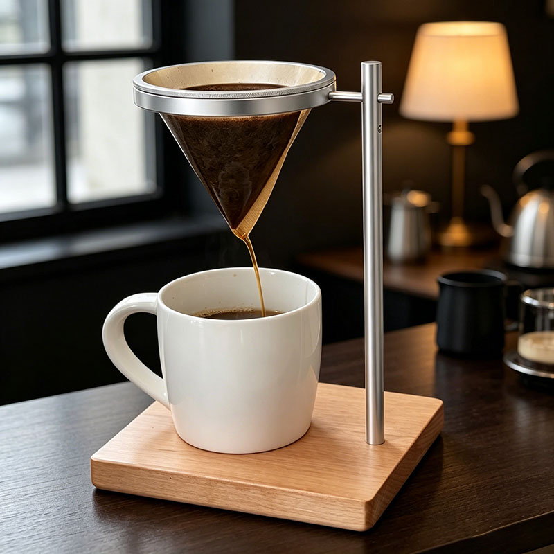 Minimalist Pour Over Coffee Ring - Image 5
