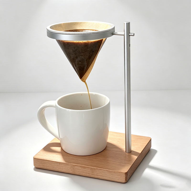 Minimalist Pour Over Coffee Ring - Image 4